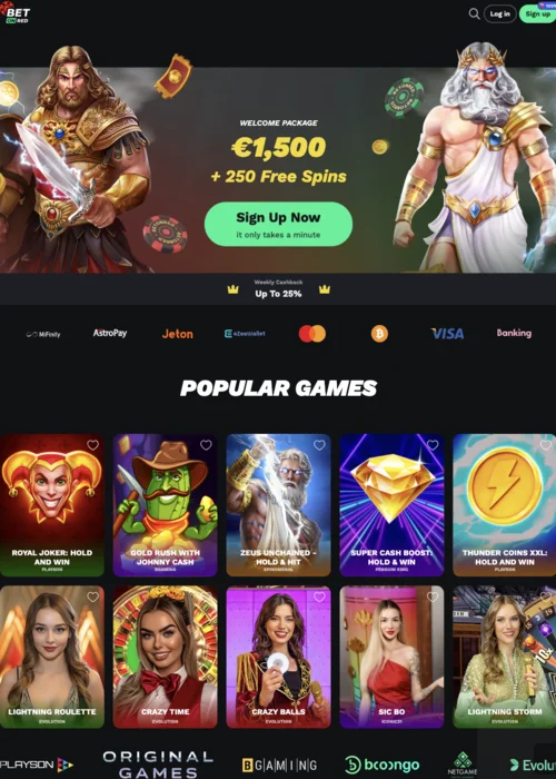 Spiele BetOnRed Casino